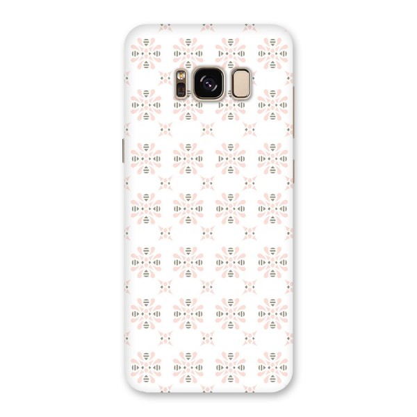 Pink Floral Pattern Back Case for Galaxy S8